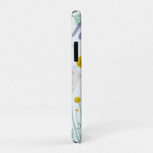 Modern Abstract Botanical Yellow Billy Button Case-Mate iPhone Hülle (Hinten/Rechts)