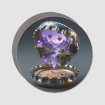 Modern Abstract Bottle Cap Magnets