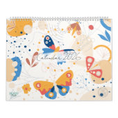 Modern Abstract Butterflies Photo Calendar 2026 Kalender (Titelbild)