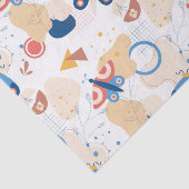 Modern Abstract Butterflies Seidenpapier (Ausschnitt)