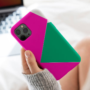 modern Abstract Color block pink green aesthetic Case-Mate iPhone Hülle