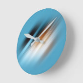 Modern Abstract Design Runde Wanduhr (Winkel)