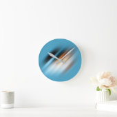Modern Abstract Design Runde Wanduhr (Zuhause)