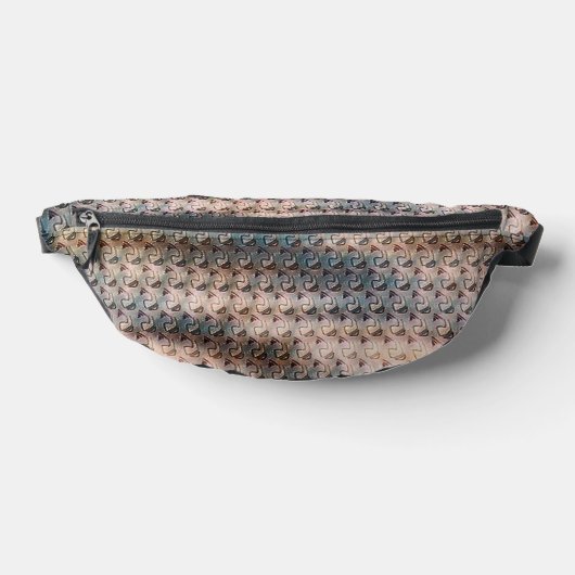 Modern abstract digital pattern design 1240 bauchtasche (Ablage )