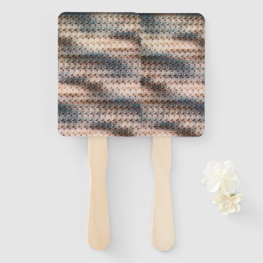 Modern abstract digital pattern design 1240 fächer (Vorne und Hinten)