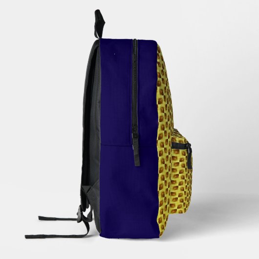 Modern abstract digital pattern design 1243 bedruckter rucksack (Links)