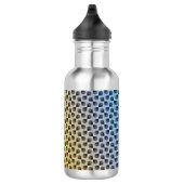 Modern abstract digital pattern design 1243 edelstahlflasche (Rechts)