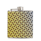 Modern abstract digital pattern design 1243 flachmann (Vorderseite)