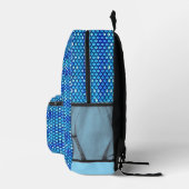 Modern abstract digital pattern design 1244 bedruckter rucksack (Rechts)