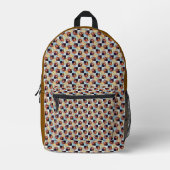 Modern abstract digital pattern design 1245 bedruckter rucksack (Vorderseite)