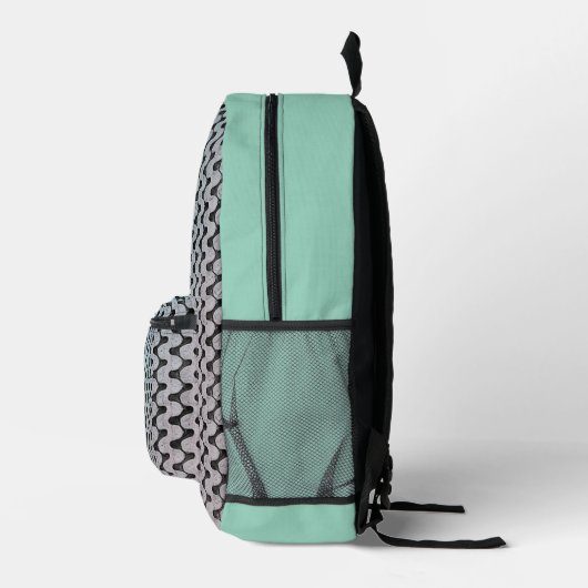 Modern abstract digital pattern design 1246 bedruckter rucksack (Rechts)