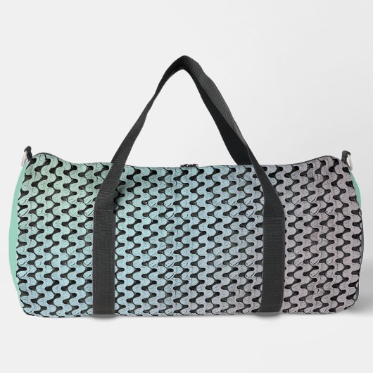 Modern abstract digital pattern design 1246 duffle bag (Vorderseite)