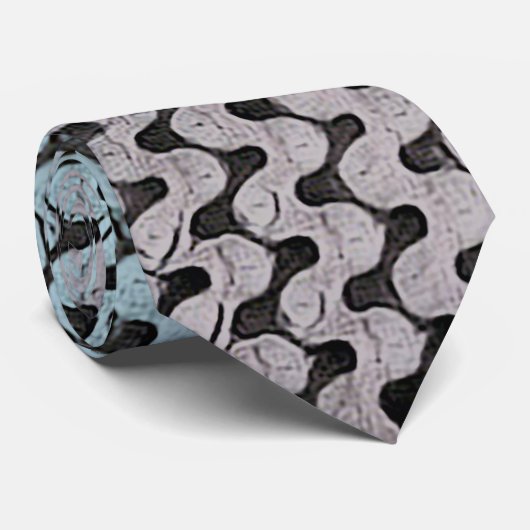 Modern abstract digital pattern design 1246 krawatte (Gerollt)