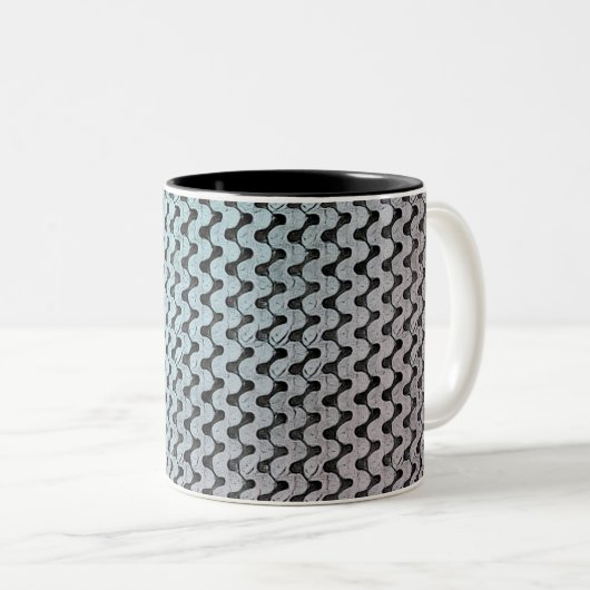 Modern abstract digital pattern design 1246 zweifarbige tasse (VorderseiteRechts)