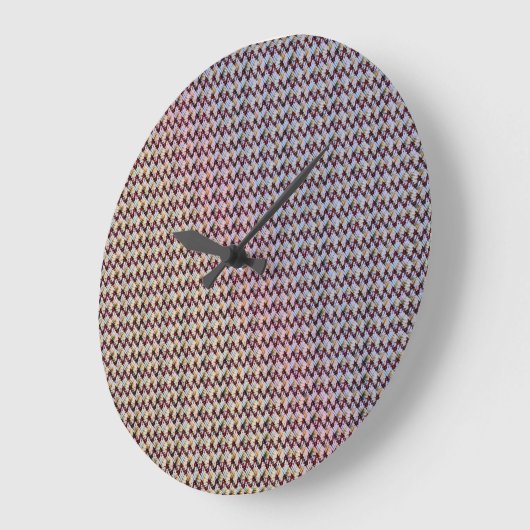 Modern abstract digital pattern design 1260 große wanduhr (Winkel)