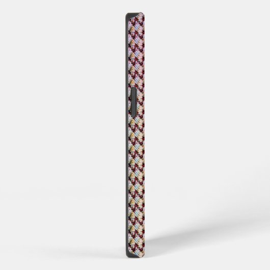 Modern abstract digital pattern design 1260 iPhone hülle (Rechte Seite)