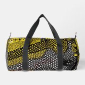 Modern Abstract Dot Pattern  Duffle Bag (Rückseite)