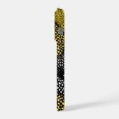 Modern Abstract Dot Pattern  iPhone Hülle (Linke Seite)