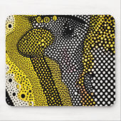 Modern Abstract Dot Pattern  Mousepad (Vorne)