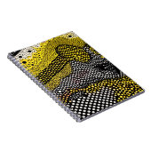 Modern Abstract Dot Pattern  Notizblock (Rechte Seite)