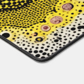 Modern Abstract Dot Pattern  Schreibtischunterlage (Ecke)