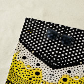 Modern Abstract Dot Pattern  Strandtuch (Beispiel)