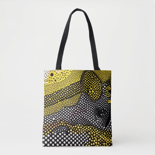 Modern Abstract Dot Pattern  Tasche (Vorderseite)