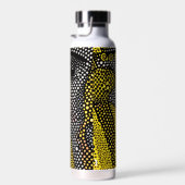 Modern Abstract Dot Pattern  Trinkflasche (Rechts)