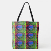 MODERN abstract draw in-light-yellow-green-blue Tasche (Vorderseite)