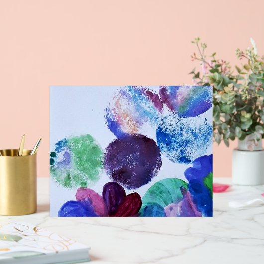 Modern Abstract Floral Acrylschild (Hochzeit)