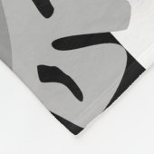 Modern abstract floral art fleecedecke (Ecke)