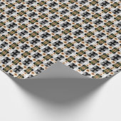 Modern abstract floral art geschenkpapier (Ecke)