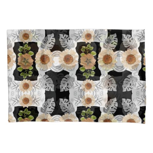 Modern abstract floral art kissenbezug (Vorderseite)