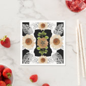 modern abstract floral art serviette (Beispiel)