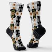 Modern abstract floral art socken (Gewinkelt)