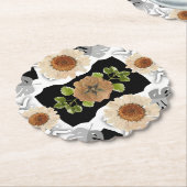 Modern abstract floral art untersetzer (angewinkelt)