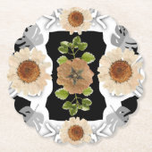 Modern abstract floral art untersetzer (Vorderseite)