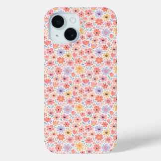 Modern Abstract Floral Pattern Case-Mate iPhone Hülle