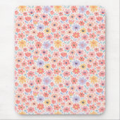 Modern Abstract Floral Pattern Mousepad (Vorne)
