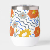 Modern Abstract Flowers Boho Wavy (Vorderseite)
