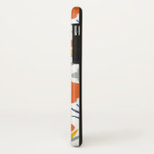 Modern Abstract Flowers Boho Wavy Case-Mate iPhone Hülle (Hinten/Links)