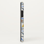 Modern Abstract Flowers Boho Wavy Case-Mate iPhone Hülle (Hinten/Rechts)