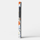 Modern Abstract Flowers Boho Wavy Case-Mate iPhone Hülle (Rückseite / Links)