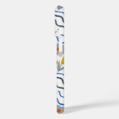 Modern Abstract Flowers Boho Wavy Case-Mate iPhone Hülle (Rückseite / Links)