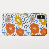 Modern Abstract Flowers Boho Wavy Case-Mate iPhone Hülle (Rückseite (Horizontal))