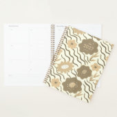 Modern Abstract Flowers Boho Wavy Planer (Anzeige)