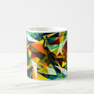 Modern Abstract Geometric Colorful Crystal Glass Kaffeetasse