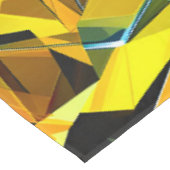 Modern Abstract Geometric Colorful Crystal Glass Tischdecke (Schrägansicht)