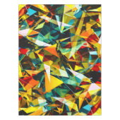 Modern Abstract Geometric Colorful Crystal Glass Tischdecke (Vorderseite)