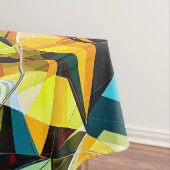 Modern Abstract Geometric Colorful Crystal Glass Tischdecke (Beispiel)